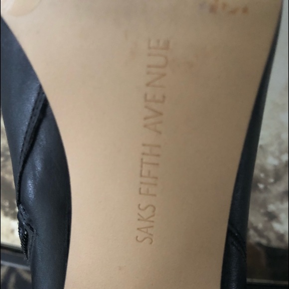 Saks Fith Avenue tall boots - Picture 6 of 7